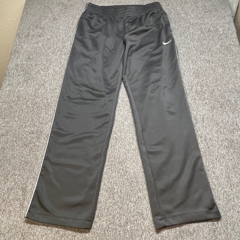 VTG Nike Men's Dark Gray Striker Track and Training Pants Large